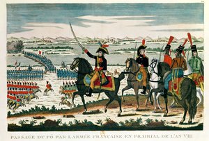 Paso al Po, antes de la Batalla de Marengo, Prairial, Año VIII de French School